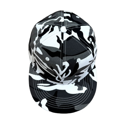 New Arrivals White Camo Fitted Men Women Hat Cap Snapback Cap Casquette Baseball Hats Casual