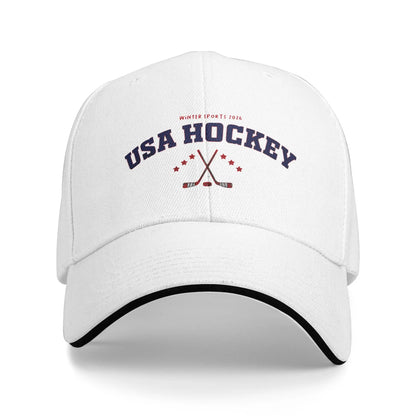 USA Hockey 2026 Sandwich Hat Unisex, Fashion, Baseball Cap Hat Adjustable