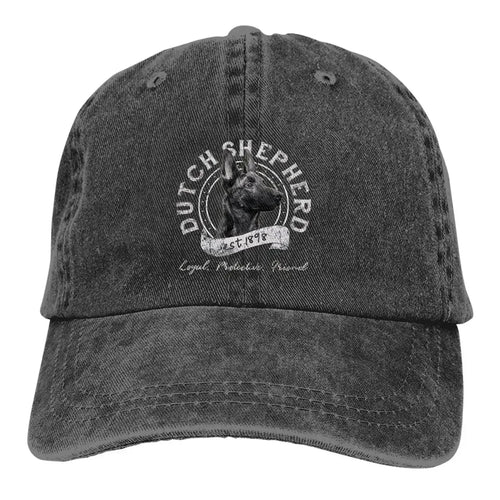 Dutch Shepherd Dog Breed Design Classic Baseball Cap Men Hats Women