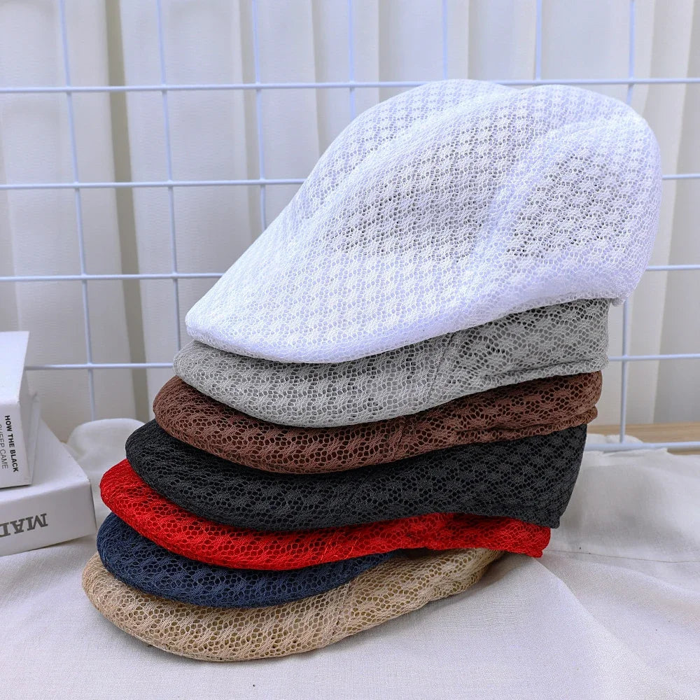 Summer Breathable Berets Men