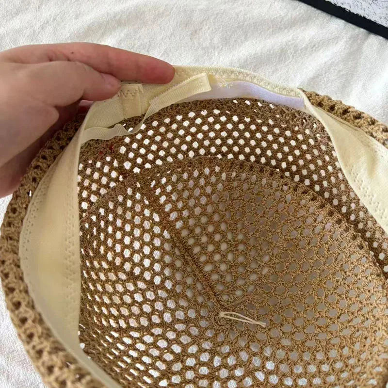 2026 New Summer Mesh Hollow Crochet Berets Women