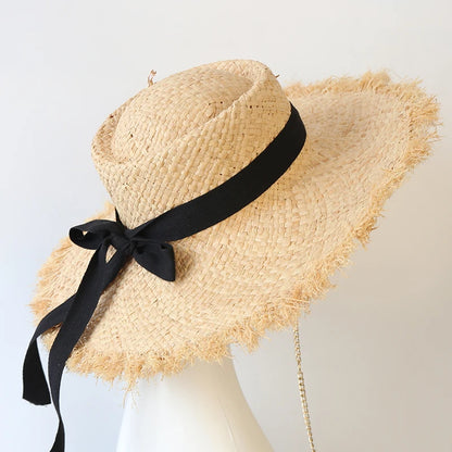 Ladies Party Wedding Dress Hats Travel Beach Sun Hat Chapeau Femme