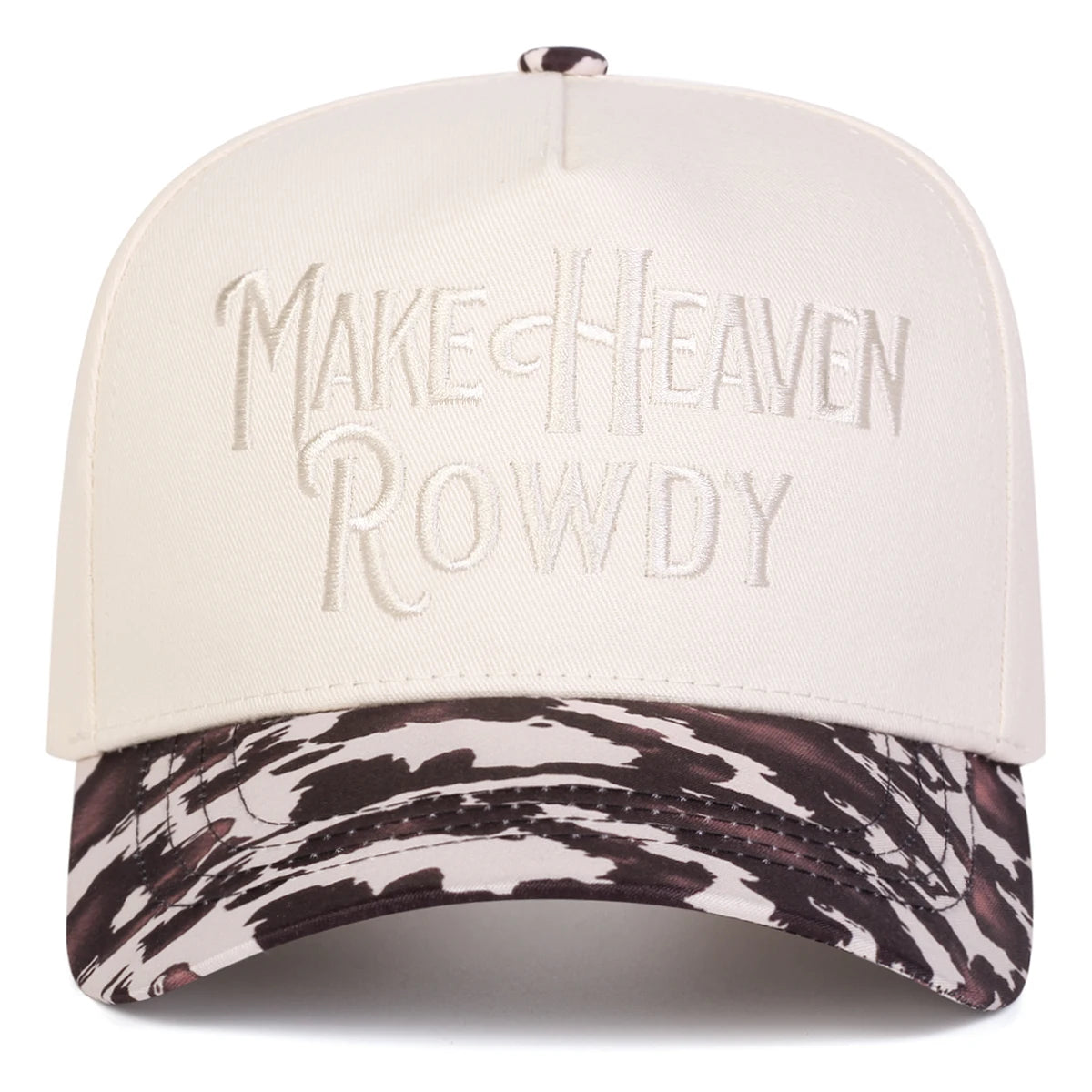 Unisex Make Heaven Rowdy Letter Embroidery Baseball Caps Spring Autumn