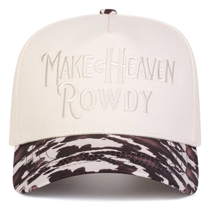 Unisex Make Heaven Rowdy Letter Embroidery Baseball Caps Spring Autumn