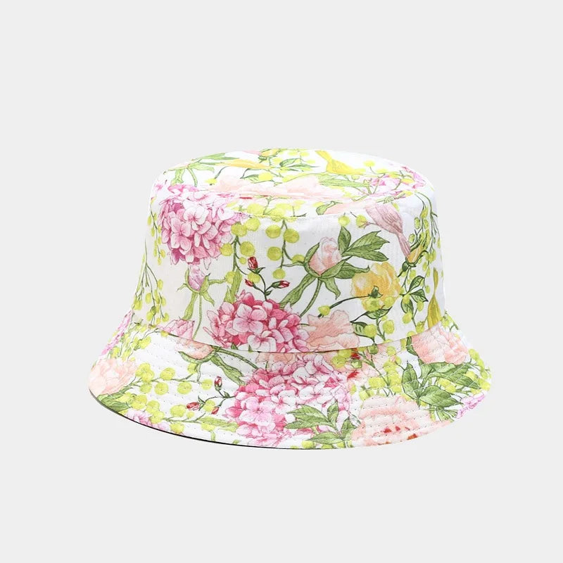 Unisex Panama Bucket Hats Ethnic Style Pattern Fisherman Cap For Men And Women