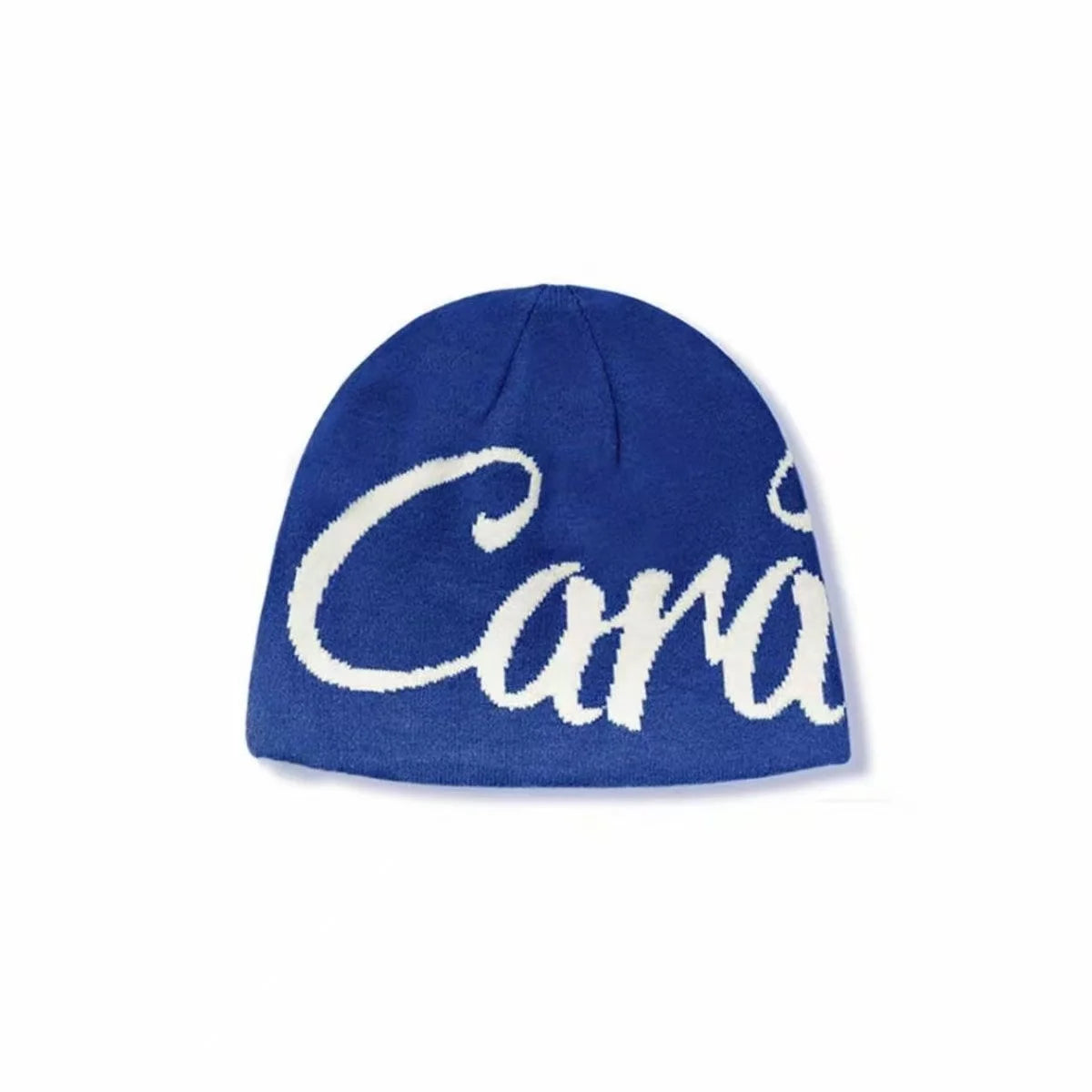 Color Block Letter Wool Knitted Hats Autumn And Winter New Warm