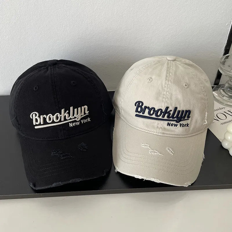 INS Style Letter Embroidered Baseball Cap