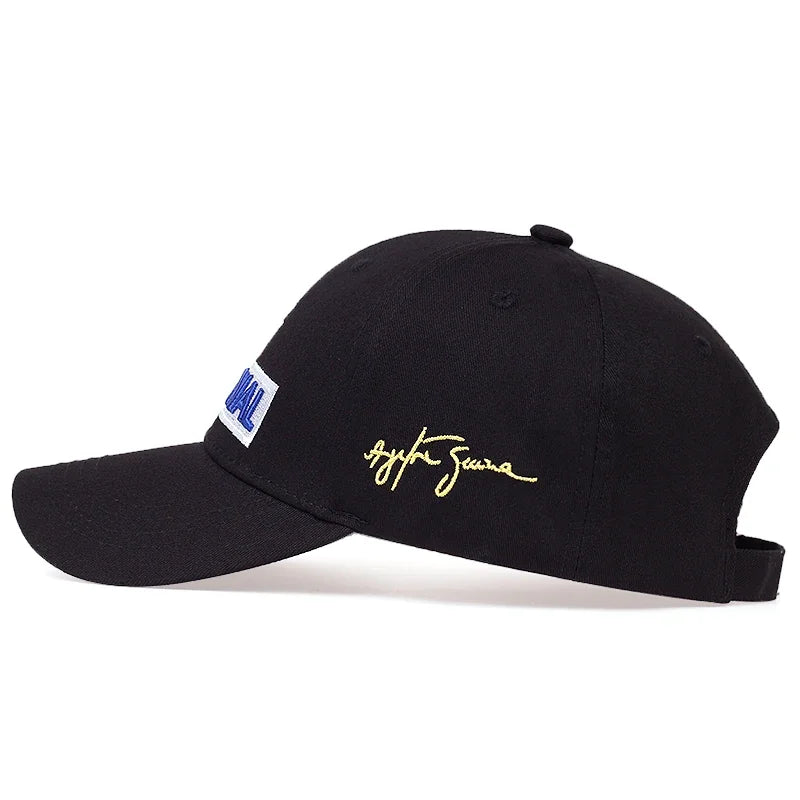 Unisex NACIONAL Letter Embroidery Baseball Caps Outdoor Adjustable Casual Hats Sunscreen Hat Sports Golf Cap