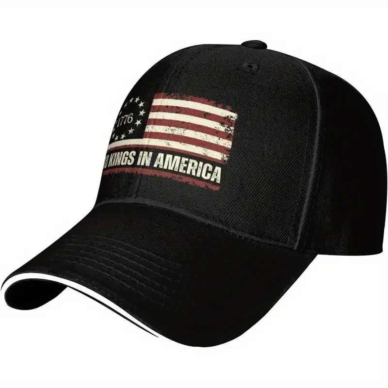 No King in America Anti 47 Protect Democracy Adjustable Snapback Dad Hat Lightweight Unisex Patriotic Cap