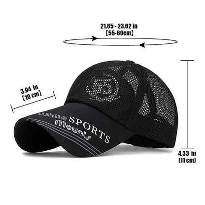 Fashion Accessories Print Pattern Breathable Brim Baseball Cap Unisex Outdoor