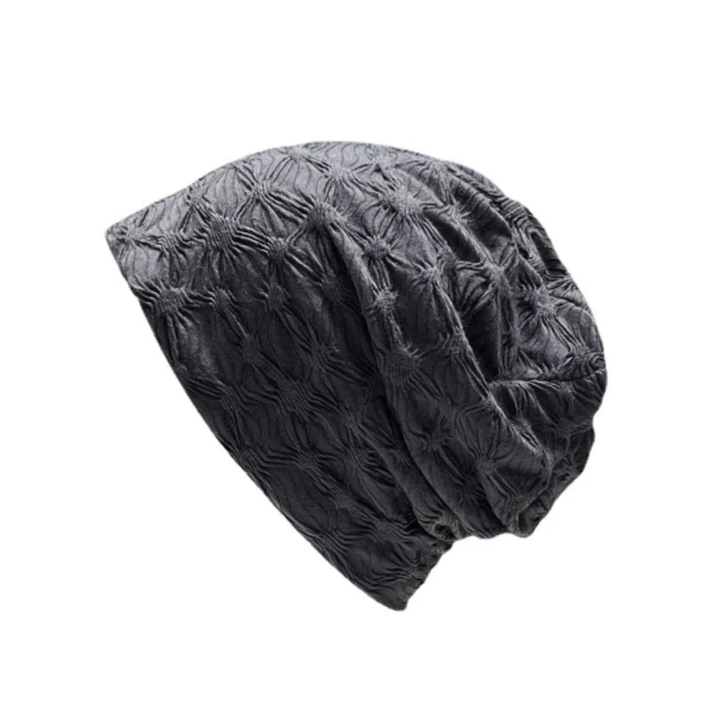Casual Women Thin Bonnet Cap Slouchy Breathable Beanies Hat
