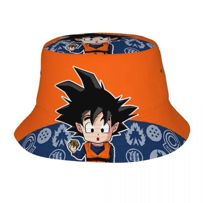 Unisex Bucket Hats Dragon Ball Kakarot DBZ Manga Spring Picnic Headwear