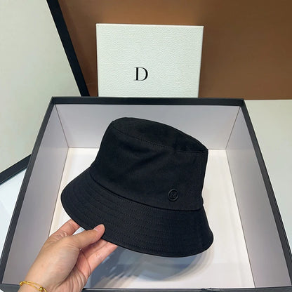 Japanese Niche Luxury Designer Letter M Bucket Hats