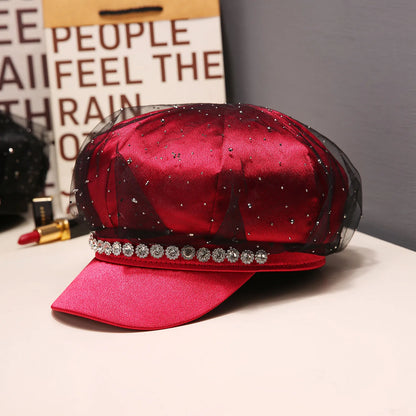 French Octagonal Hat Female Summer