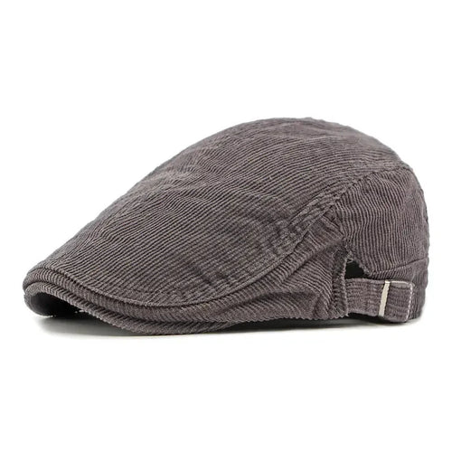 Spring And Autumn Polyester Print Newsboy Caps Flat Cap