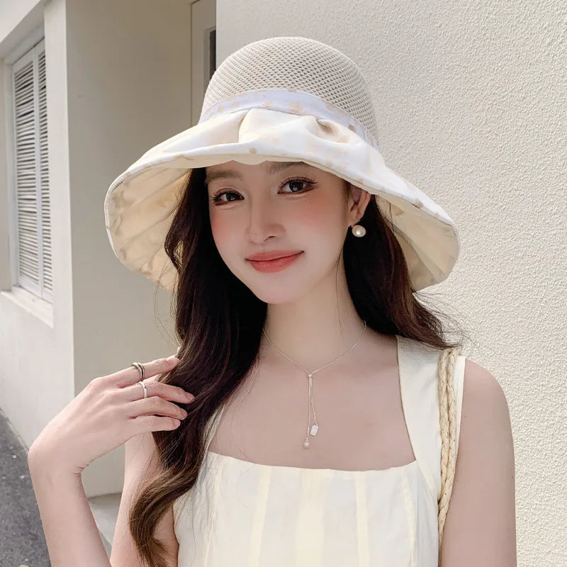 Spring Summer New Portable Foldable Breathable Sunscreen Fishing Cap