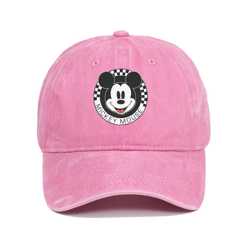 Unisex Mickey Mouse Print Kawaii Baseball Cap Wear Men Women Caps