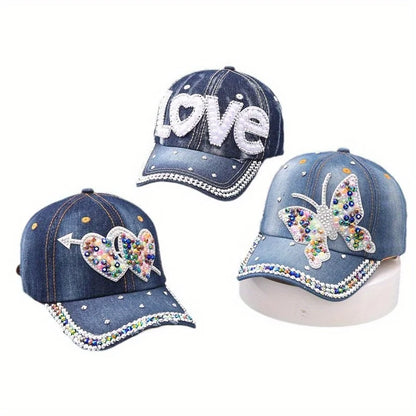 Fashionable Simple And Generous Denim Baseball Cap