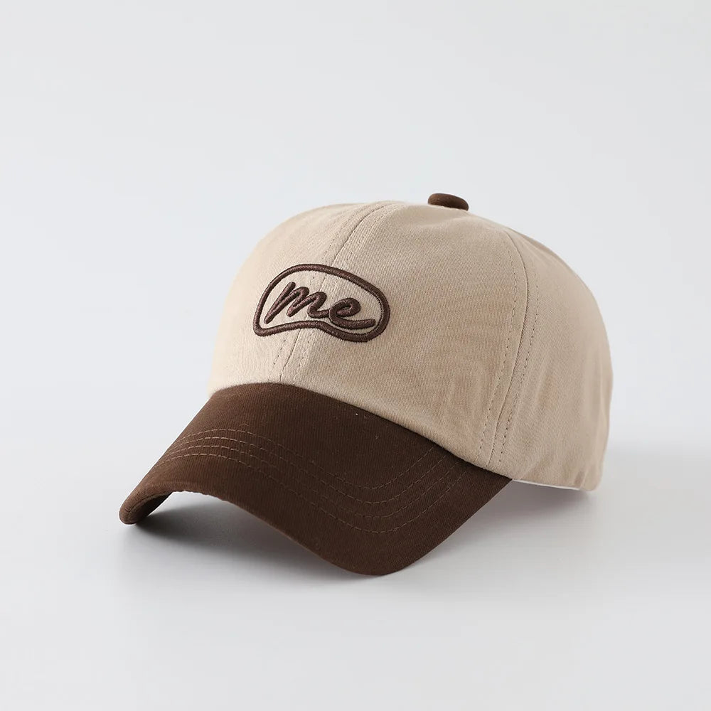 New Autumn Letter Embroidery Baseball Cap Fashion Style Baby Boys Girls Sun Hat Korean Caps Children