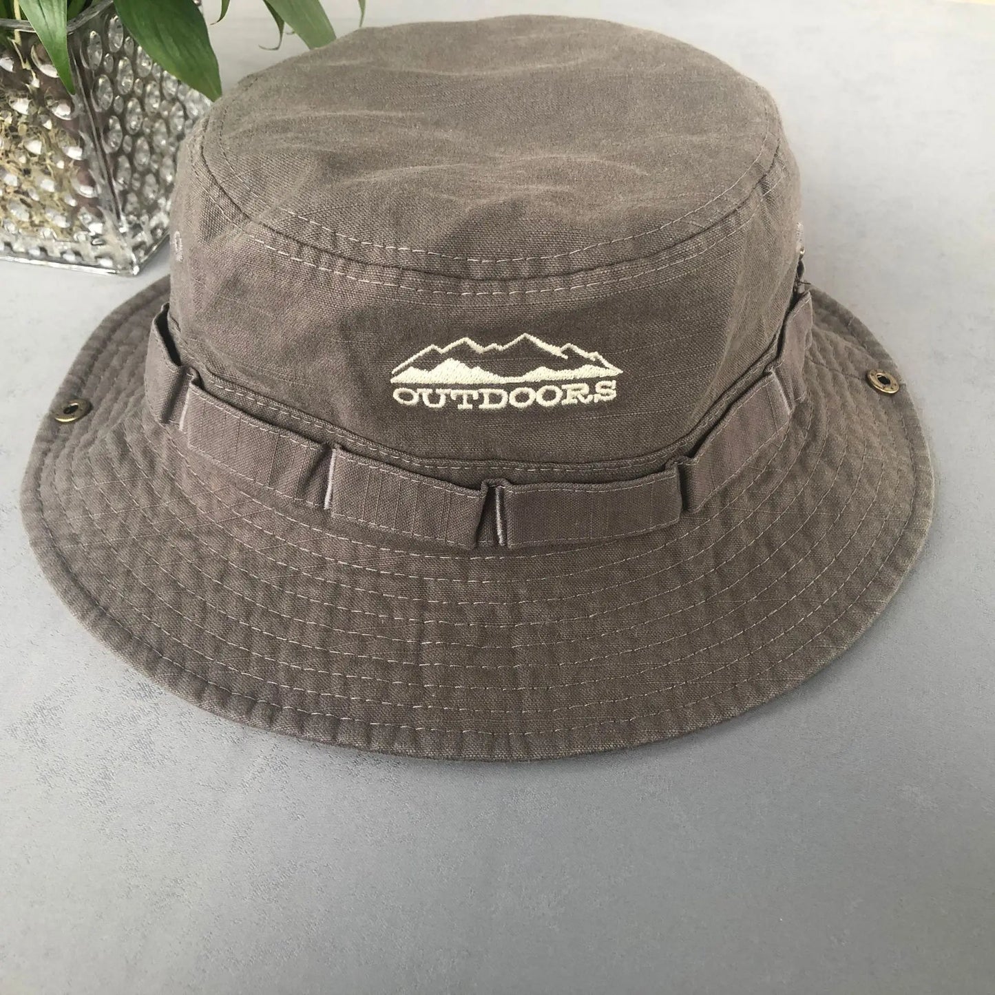 Cotton Stone-Washed Bucket Caps Safari Hats