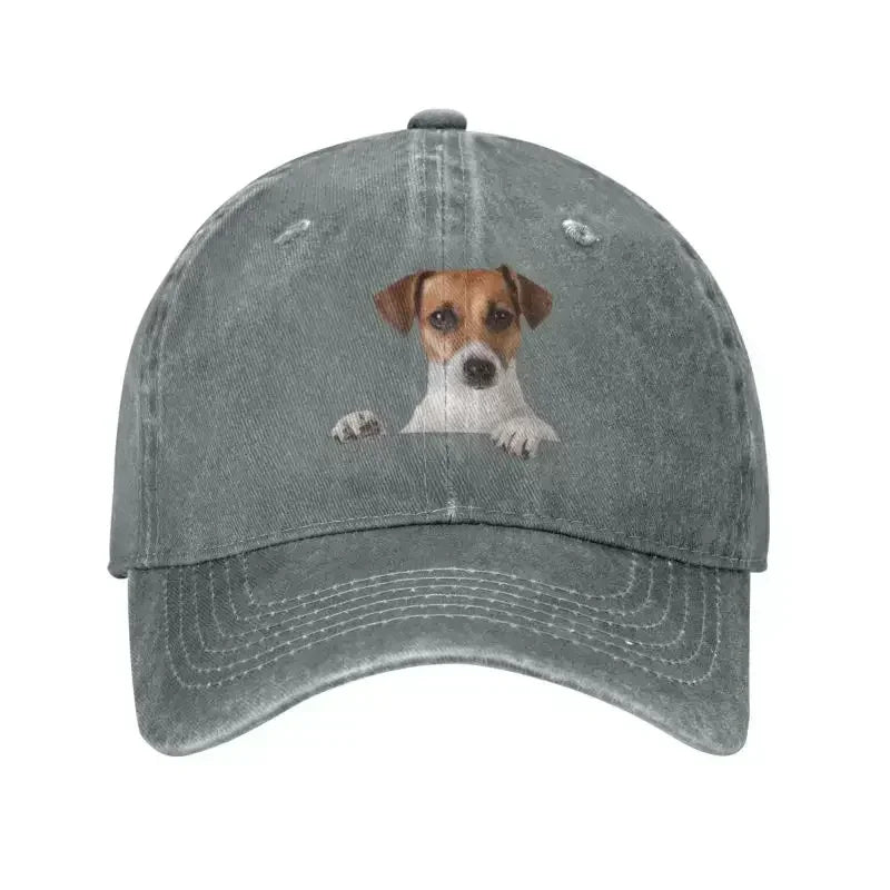 Custom Cotton Jack Russell Terrier Baseball Cap for Men Women