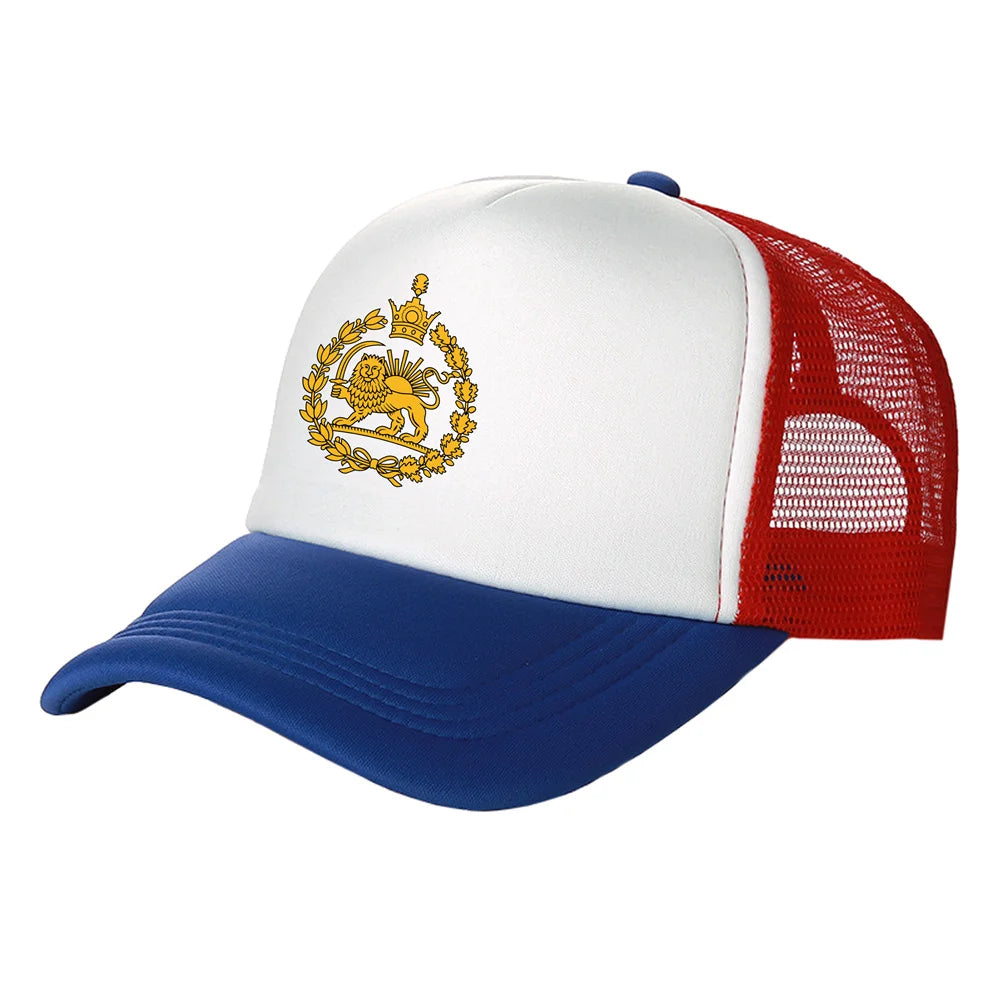 Men Iran Naval Flag 1933-1980 Hat Baseball Cap