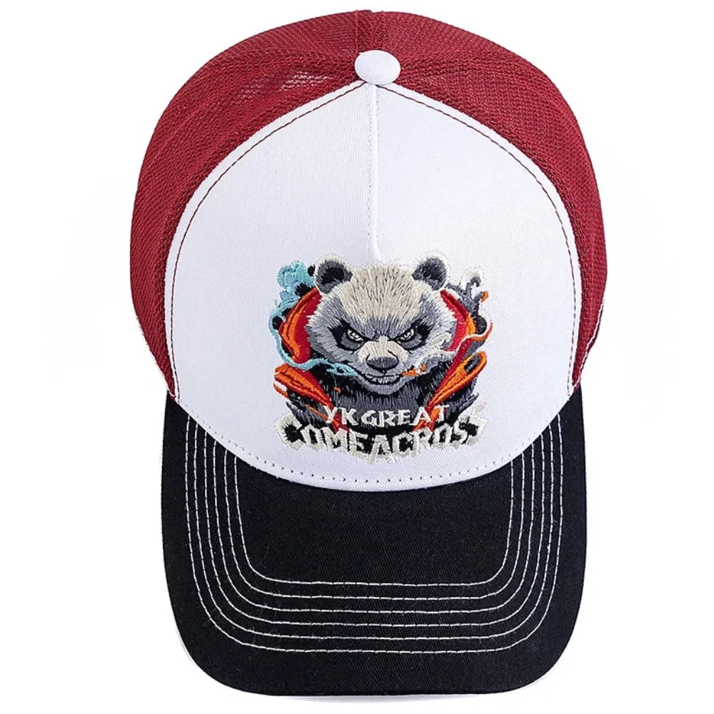 Unisex Cool Panda Embroidered Baseball Cap For Men Women
