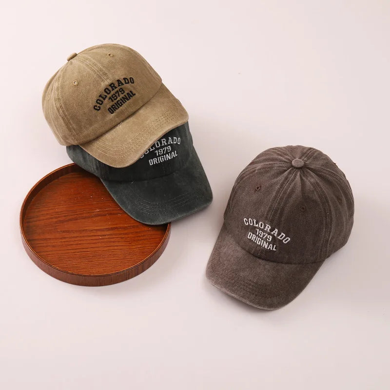 Embroidery Letter Children Baseball Cap Fashion Retro Kids