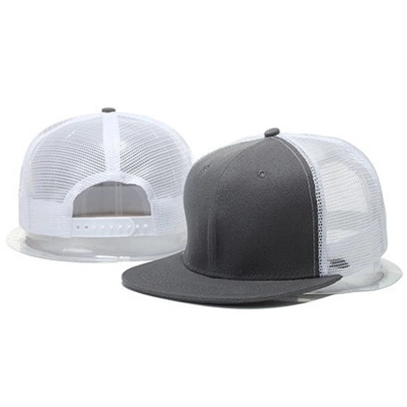 Simple and Fashionable New Light Plate Mesh Hat Street Hip Hop Hat Outdoor Leisure Sports