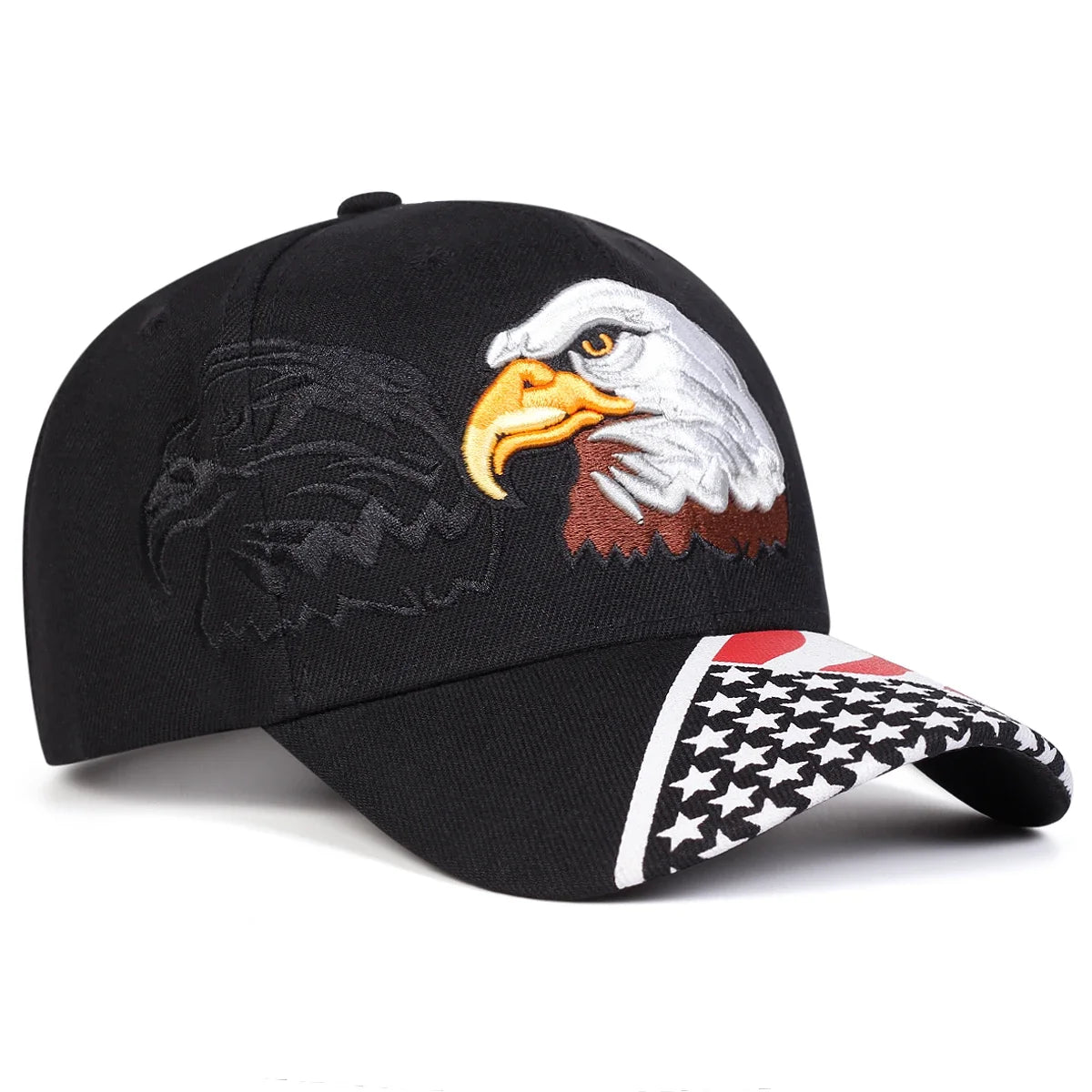 Unisex Eagle Embroidery Baseball Caps Spring Autumn Outdoor Sports Cap