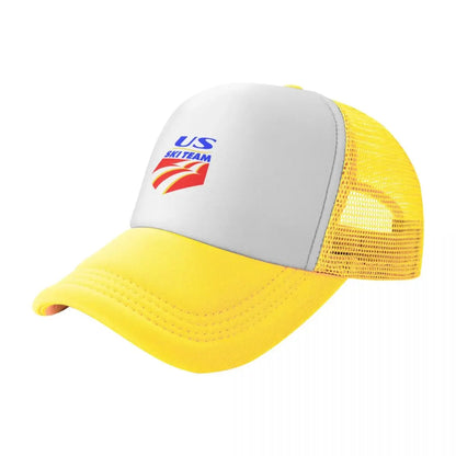 New US Ski Team Baseball Cap Hip Hop Hat Luxury Brand Woman Men's
