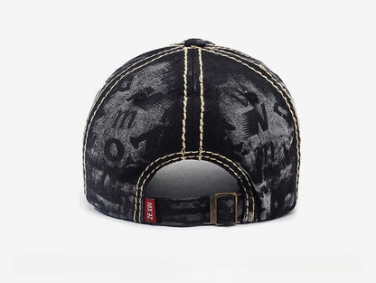 Retro Hat Baseball Cap Embroidery Letter Baseball Cap Fashion Couple Shade Sunscreen Versatile