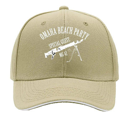 Omaha Beach Party Themed Design Print Sandwich Baseball Cap Men Hip Hop Bucket Hat Summer Sun Dad Hats