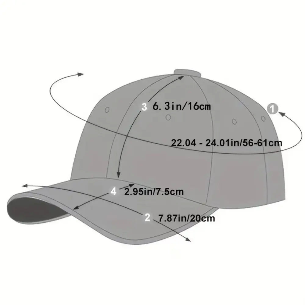 Casual Cotton Baseball Cap Embroidery Hip Hop Spring Summer for Men Women