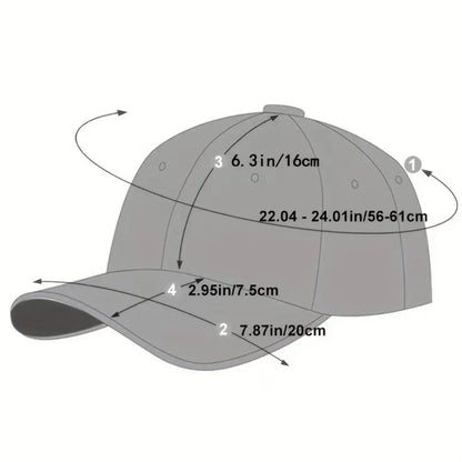 Casual Cotton Baseball Cap Embroidery Hip Hop Spring Summer for Men Women