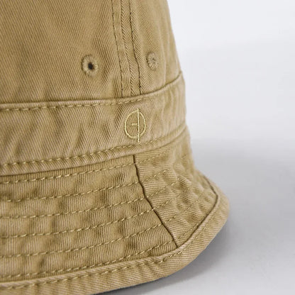 Washed Cotton Bucket Hats Packable Summer Outdoor Cap