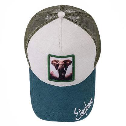 Unisex Mesh Cap Elephant Summer Animal Baseball Cap For Men Women ﻿