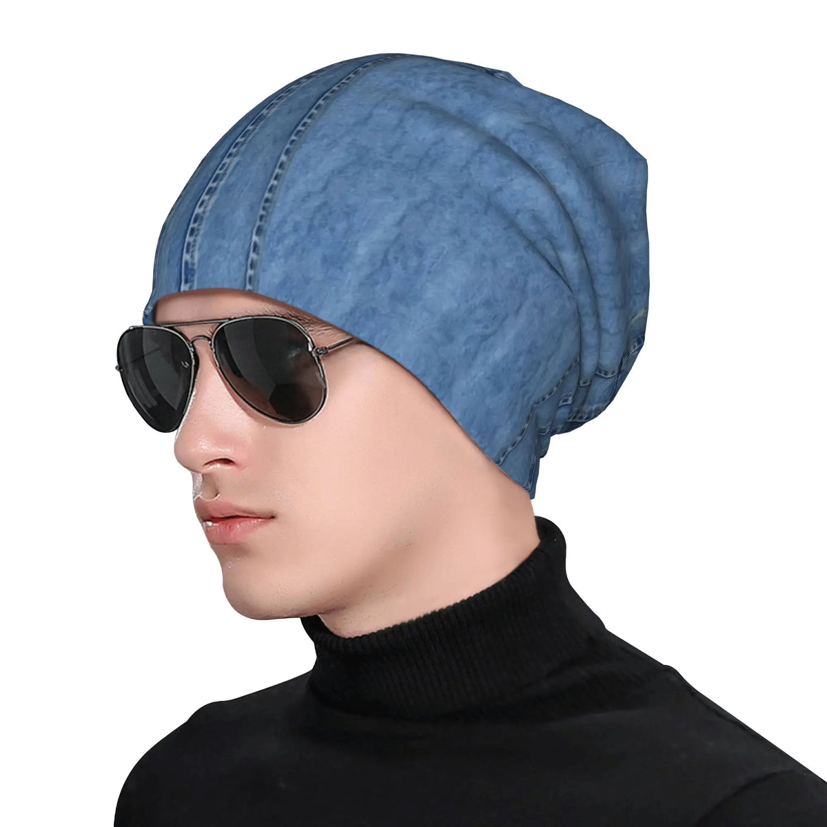 Jeans Style Bonnet Hats Hip Hop Knitted Hat For Men Women