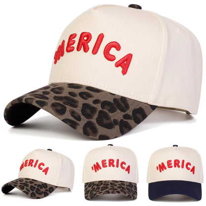 Unisex 'Merica Embroidery Baseball Caps Spring Autumn