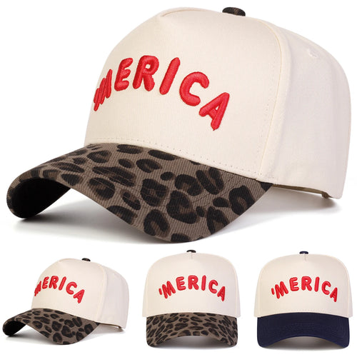 Unisex 'Merica Embroidery Baseball Caps Spring Autumn