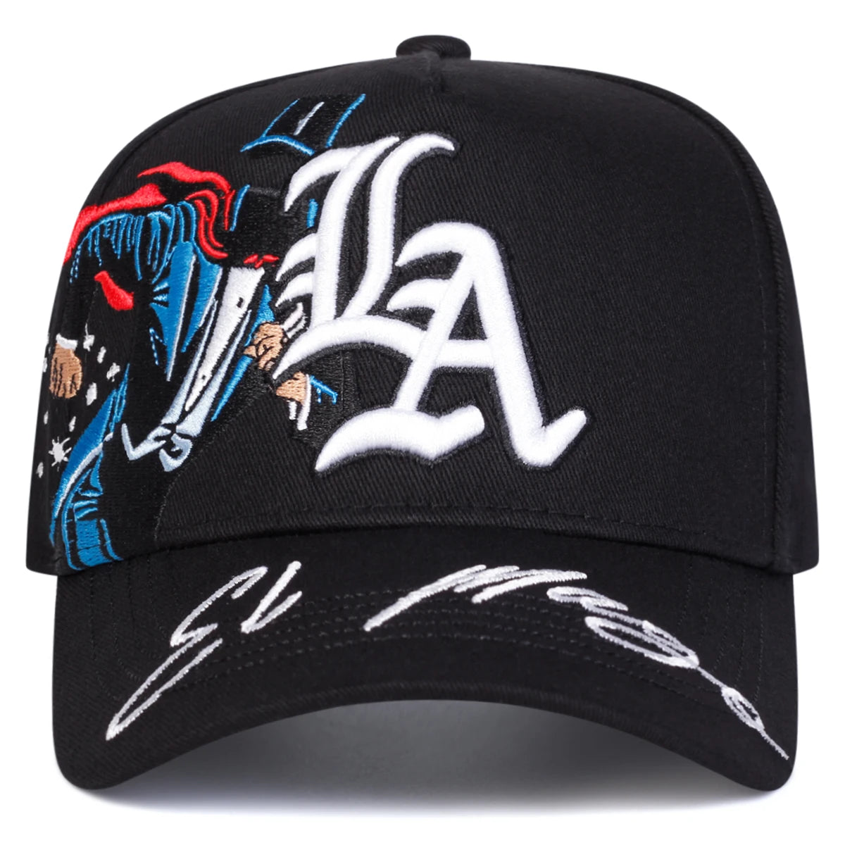 Unisex Gothic LA Magician Embroidery Baseball Caps Spring Autumn Sports Cap