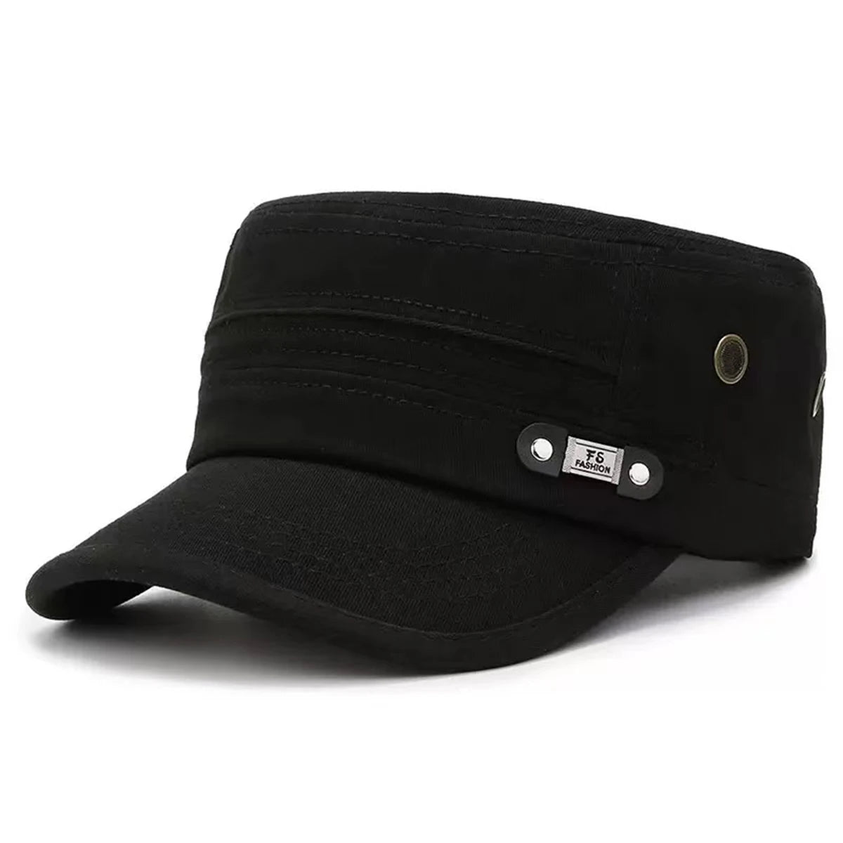 Unisex FS Fashion Label Military Cap Spring Autumn