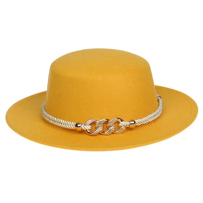 Unisex British Style Lightweight Felt Fedora Jazz Trilby Hat