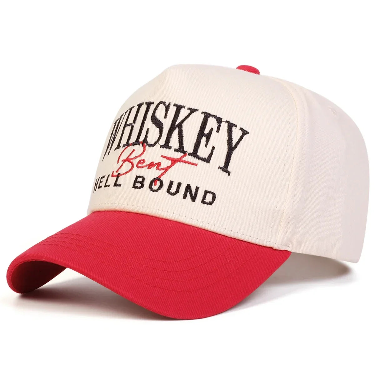 Unisex Whiskey Letter Embroidery Baseball Caps Spring Autumn