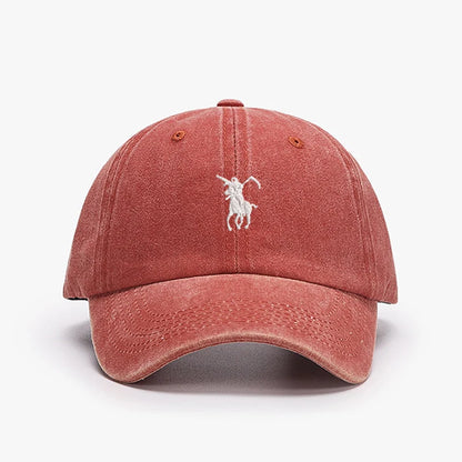 Washed Cotton Soft Baseball Caps Adjustable