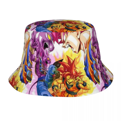 Unisex Bucket Hats Dragon Ball Kakarot DBZ Manga Spring Picnic Headwear