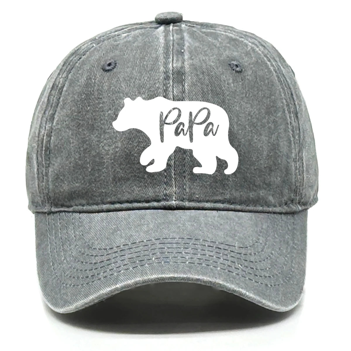 Baseball Cap Print PaPa Bear Dad Hat For Men Women