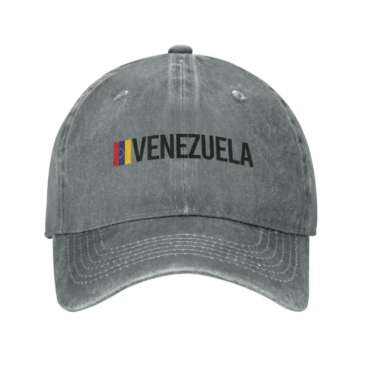Venezuela Minimal Design Cap Unisex Distressed Deniimm Cap