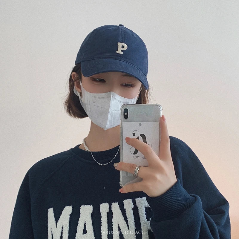 C Logo Baseball Cap For Spring And Summer Sun Protection