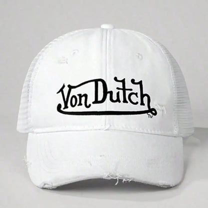 Yon Dutch Vintage Distressed Embroidered Baseball Cap